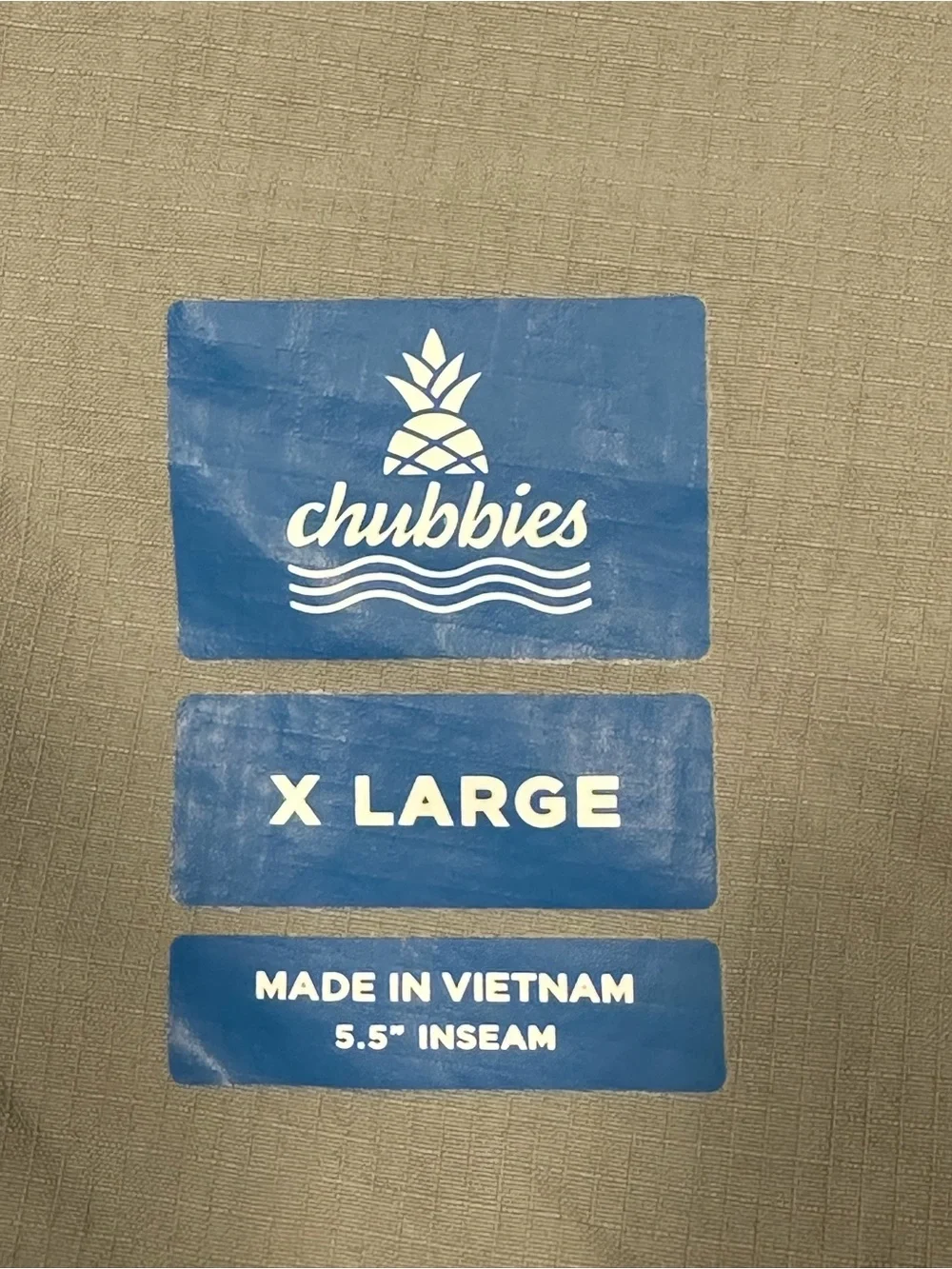 Chubbies The Granolas Hybrid Trail Shorts Sz XL